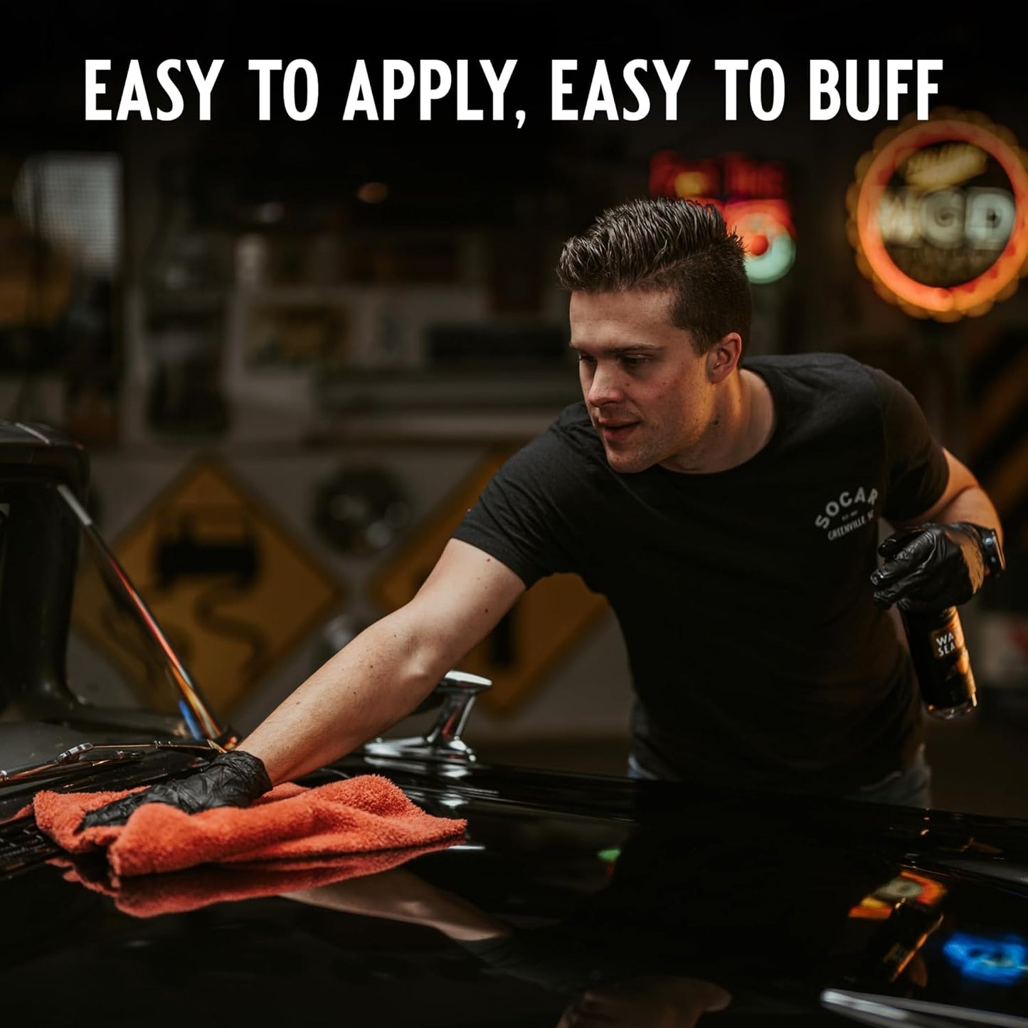 Socar Best-in-Show Car Wax and Sealant, UV Protectant. Professionnal Grade for Cars, SUV, Trucks, RV, Motorcycles, Boats. Protective Layer for Scratches & Wear, Bugs, Birds, & Pollen, 16 oz