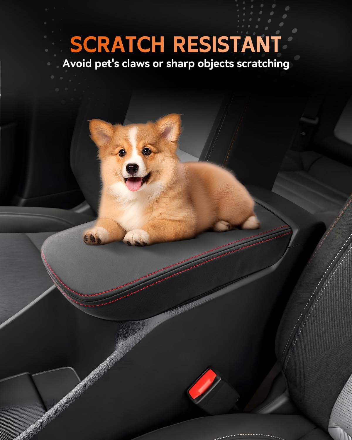 CDEFG for Chevrolet Trax 2024-2025 Center Console Cover Armrest Box Cover for Chevy Trax (LS, 1RS, LT, 2RS, ACTIV) Accessories Arm Rest Protector