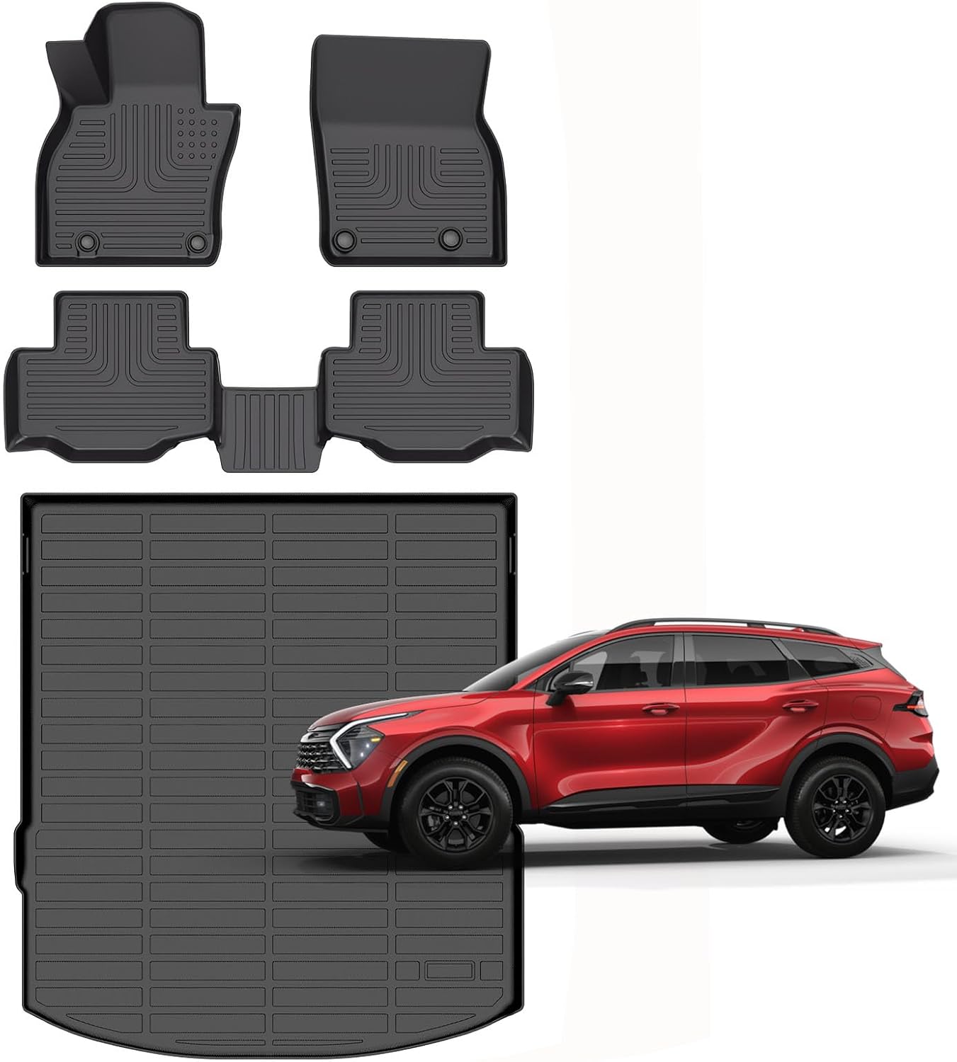 for Mazda CX-70 & CX70 PHEV Floor Mats 2025,Car Mats for Mazda CX-70 & CX70 PHEV All Weather Cargo Floor Liner Accessories 2025