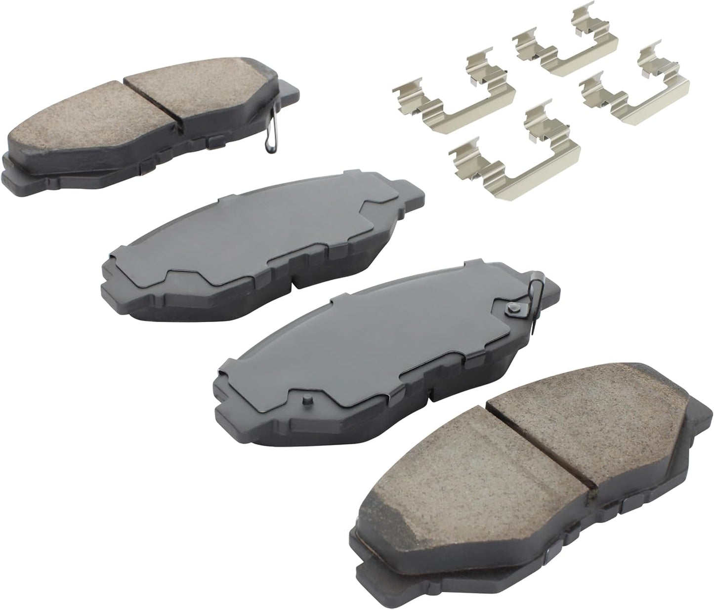 Premium Semi-Metallic Front Brake Pads (1001-0914AM) Compatible with Honda Pilot 2003-2008