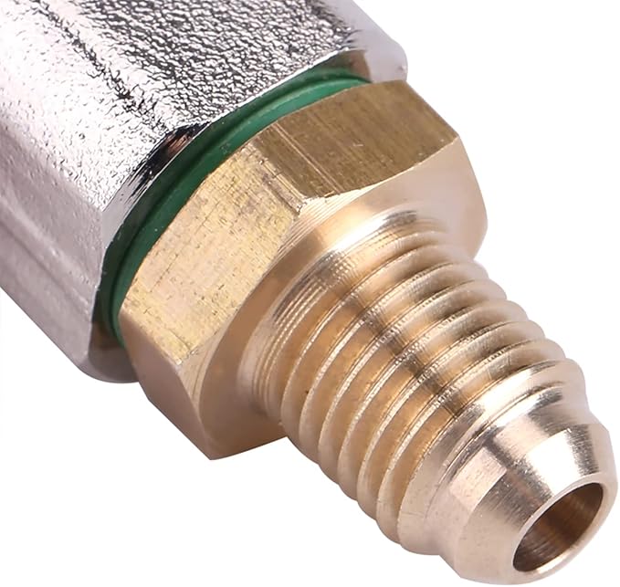 R134 A C Quick Connector Air Conditioning Coupler Adapter with Extractor Valve Core (red high voltage)