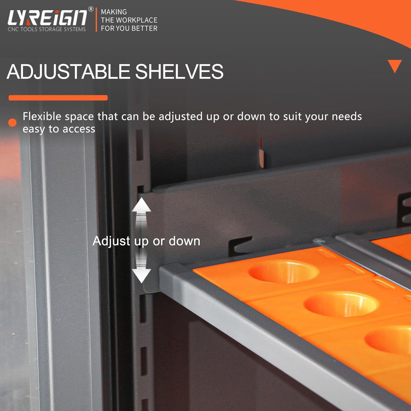 Large Capacity Tool Storage Cabinet, CNC Tool Holder Station Rack With Lock, Multi-Purpose Suitable for Machinists and Workers