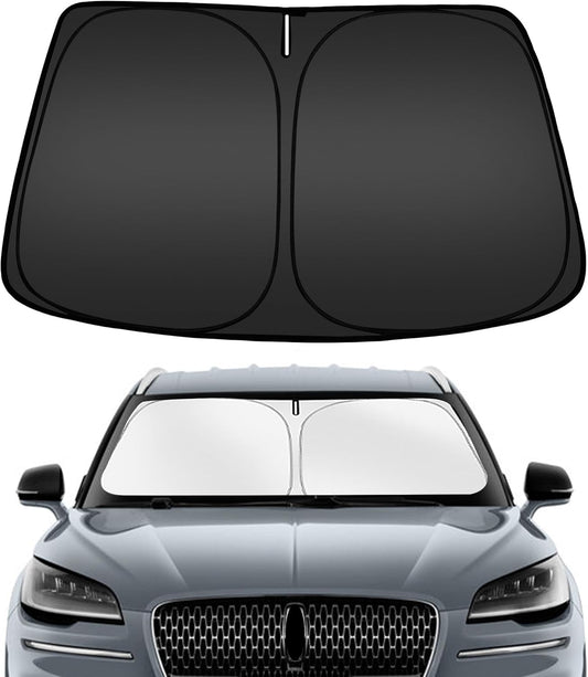 ARISMOTOR Windshield Sun Shade for Lincoln Aviator 2020-2025, Custom Fit Foldable Front Window Sunshade Sun Visor Protector, Block UV Rays Keep Your Car Cooler