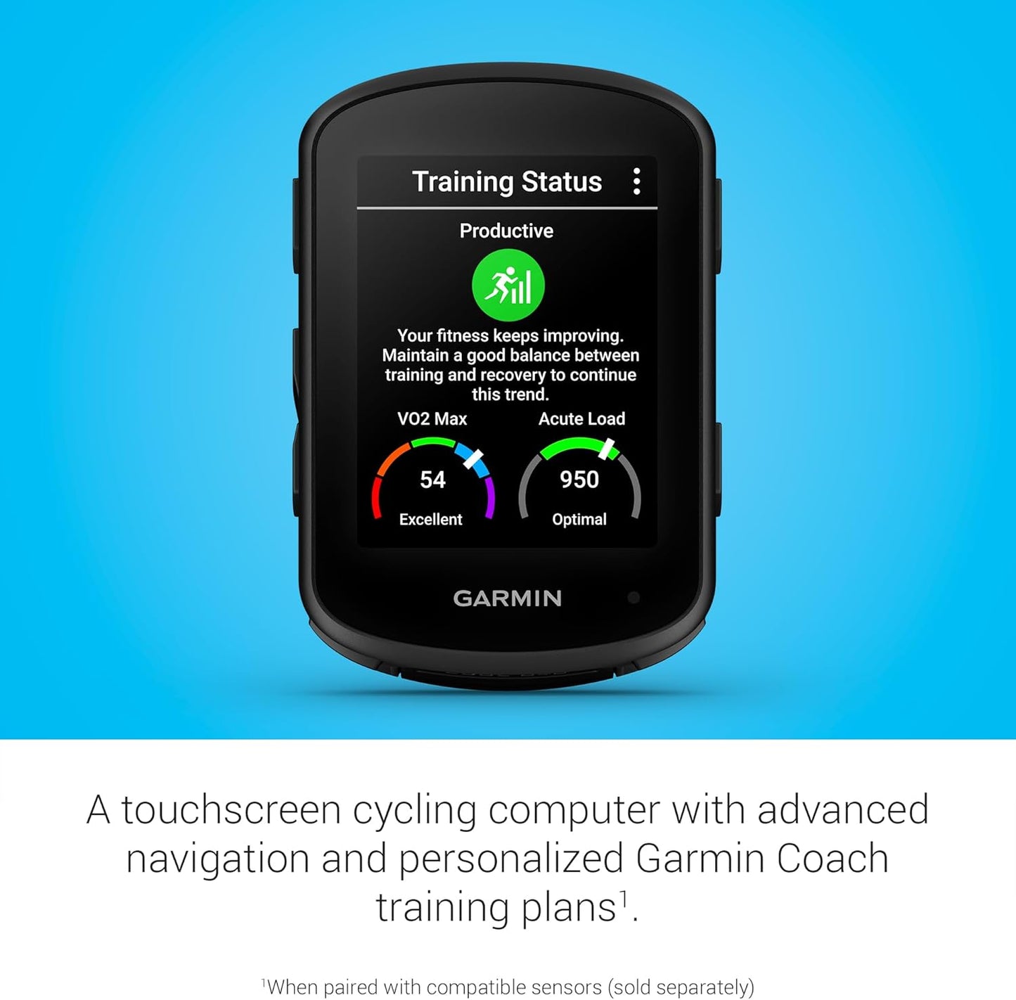 Garmin Edge 840, Compact GPS Cycling Computer with Touchscreen and Buttons, Targeted Adaptive Coaching, Advanced Navigation and More