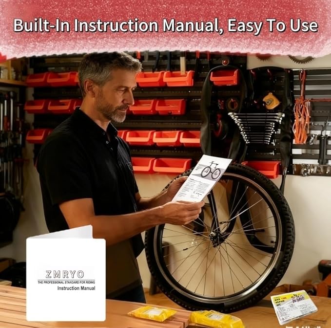 Bike Tire Repair Kit, 80 PCS Bike Tube Patch Kit with Bike Tire Levers, Bike Tire Patch and Tire Repair Glue, Bike Patch Kit for Mountain and Road Bike
