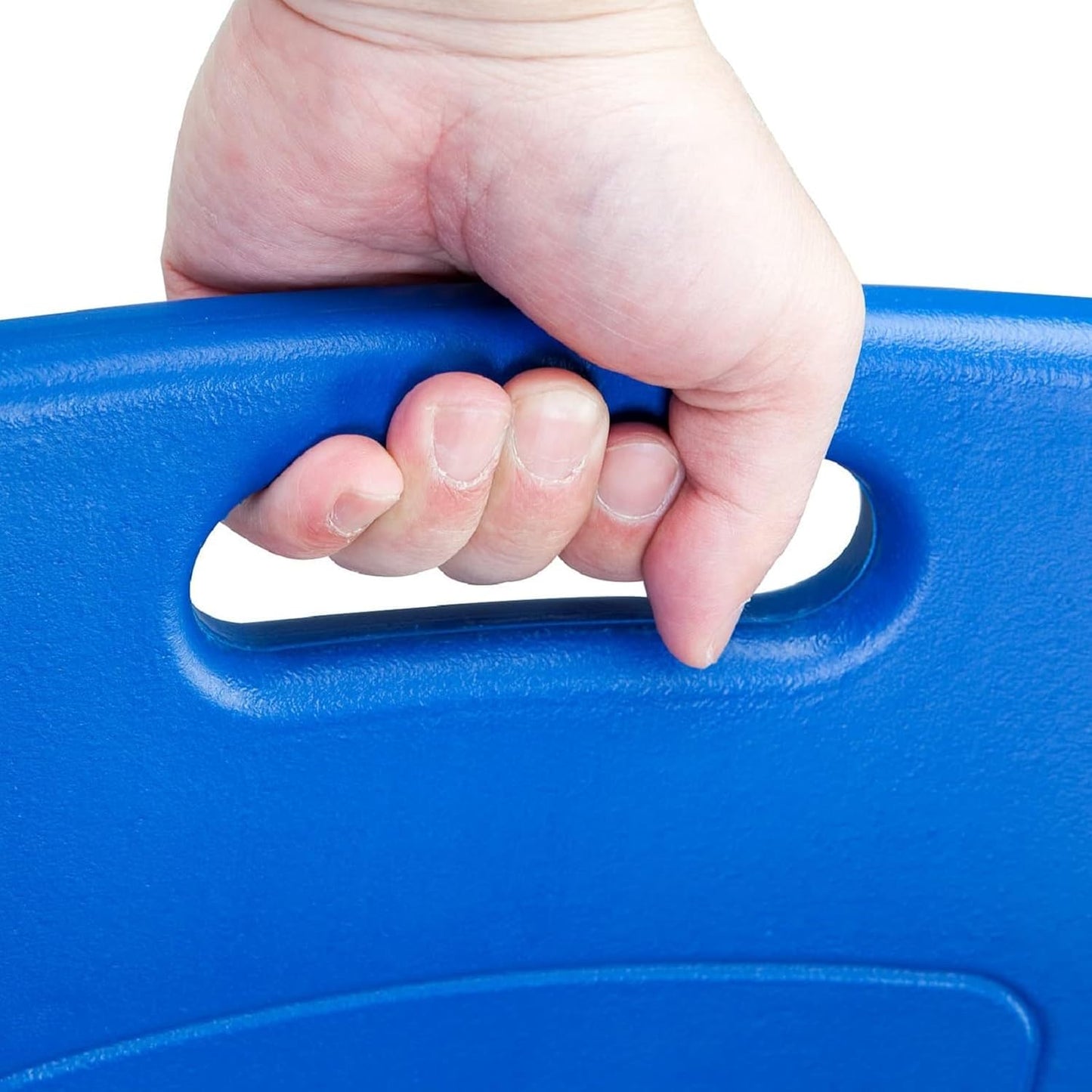 BIG RED ATRP6240UR Blow Molded Plastic Rolling Garage/Shop Creeper: 40" Mechanic Cart with Padded Headrest and 6 Casters, 350 lbs Capacity, Blue