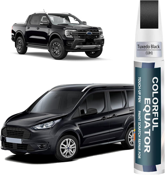 UH Tuxedo Black Touch Up Paint for Ford, Car Paint Pen Scratch Repair Two-In-One Touch Up Paint, Premium Car Scratch Remover for Deep Scratches