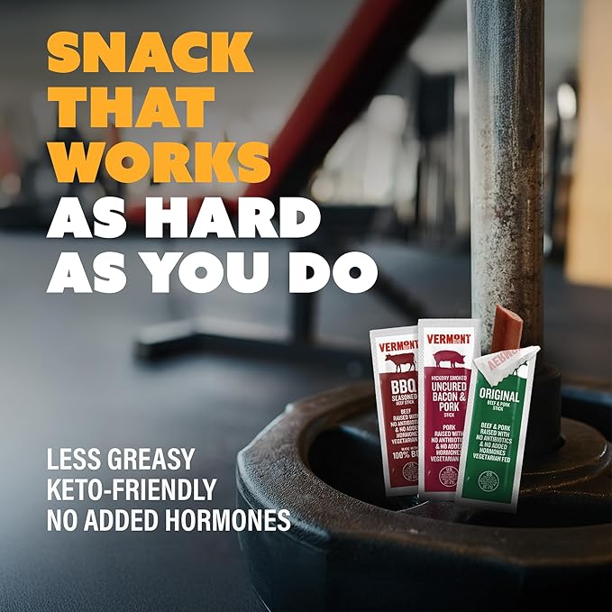 VERMONT SMOKE AND CURE Mini Meat Sticks Variety Pack, 6 OZ