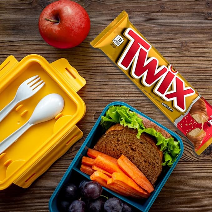 TWIX Caramel Chocolate Cookie Candy Bar Bulk Pack, Share Size, 3.02 oz Bar (Pack of 24)