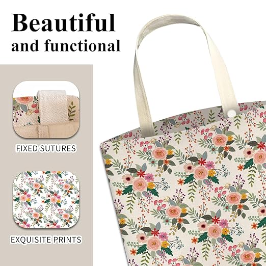 Car Trash Can, Cute Car Trash Bag, Hanging Car Organizer and Storage Bag, Trash Bin for Car Accessories, Vehicle, Travelling, Camping Cute White Floral