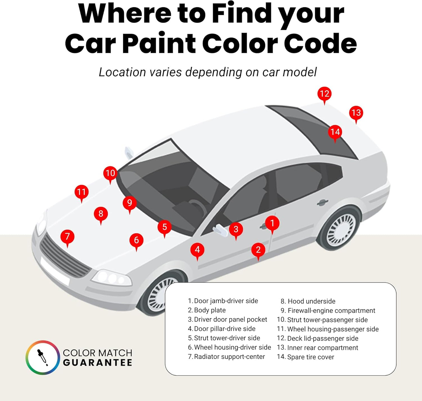 TouchUpDirect 1M1 Smoke Compatible with Toyota Exact Match Touch Up Paint Brush - Platinum Kit