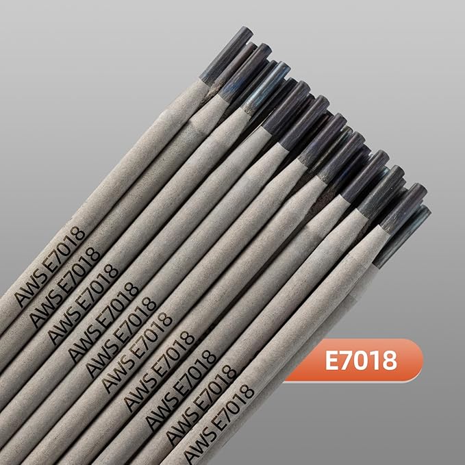 E7018 Welding Rods 3/32" 4.4LB - Carbon Steel Stick Electrodes with Low Spatter & Easy Slag Removal for ARC Welding, Home Repair, Construction