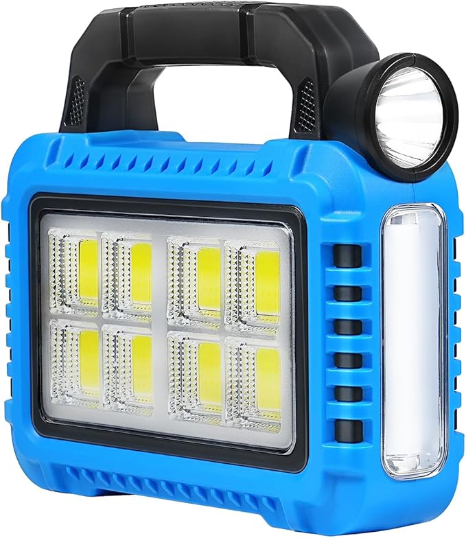 Lantern Camping Essentials Accessories Gear Solar Lights, LED Flashlight for Power Outages, Rechargeable Tent Lights for Emergency, Hurricane, Survival Kits, Operated Lamp