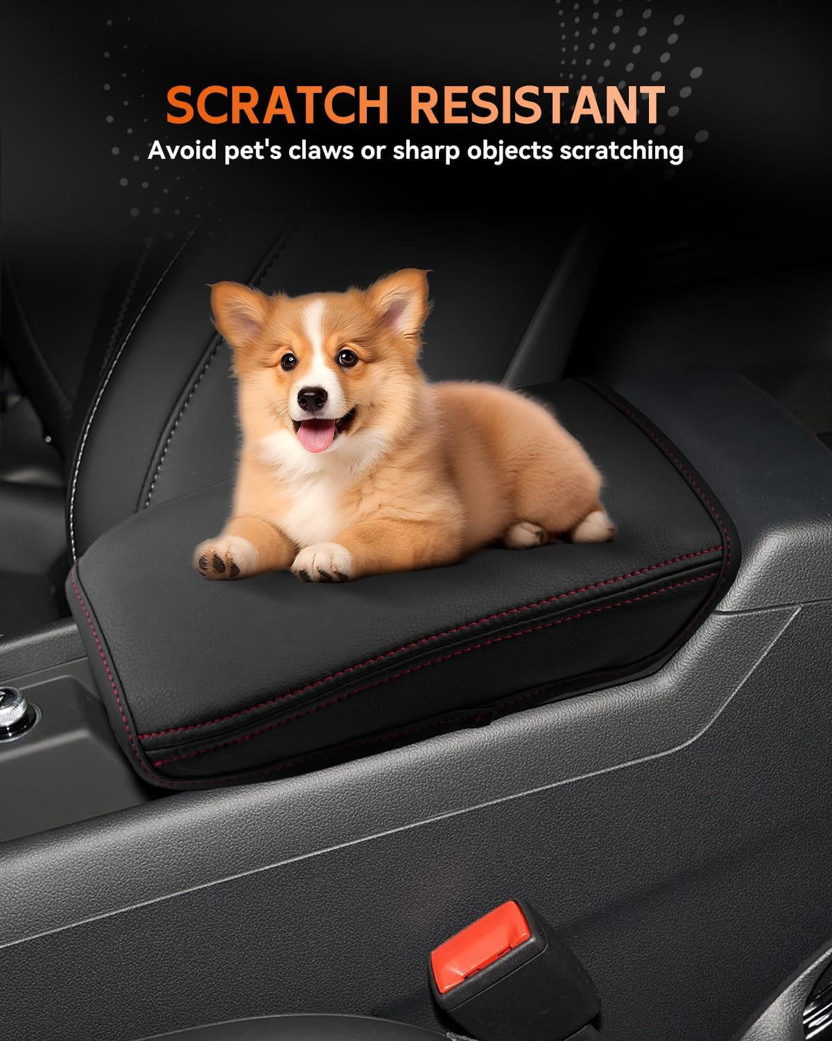 CDEFG for 2017-2025 Audi A4 Center Console Cover Armrest Box Cover for A4 (Premium, Premium Plus, Prestige) 2020 2021 2022 2023 2024 2025 Accessories Console Arm Rest Protector