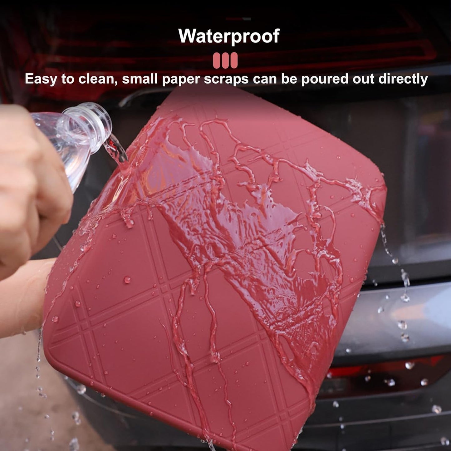 Silicone Armrest Cover Compatible with Audi Q5 2018-2025, Non-Slip Center Console Cover Arm Rest Protector for Audi Q5/SQ5 2018 2019 2020 2021 2022 2023 2024 2025 Interior Accessories (Black)