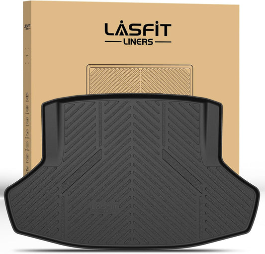 LASFIT Trunk Mat for Honda Civic Sedan 2022-2026 & Civic Sedan Hybrid 2025-2026, All Weather TPE Custom Fit Trunk Liner Trunk Tray Cargo Mat Cargo Liner Cargo Tray (Not for Hatchback/Type-R)
