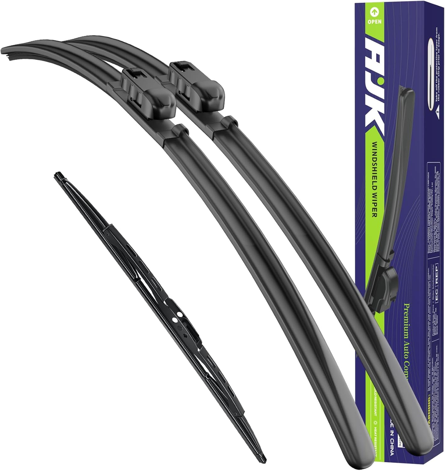 AJK Wiper Blades for Chevrolet Suburban 2021 2022 2023 2024, 2 Piece All Weather OEM Quality Automotive Replacement Windshield Wiper Blades for My Car