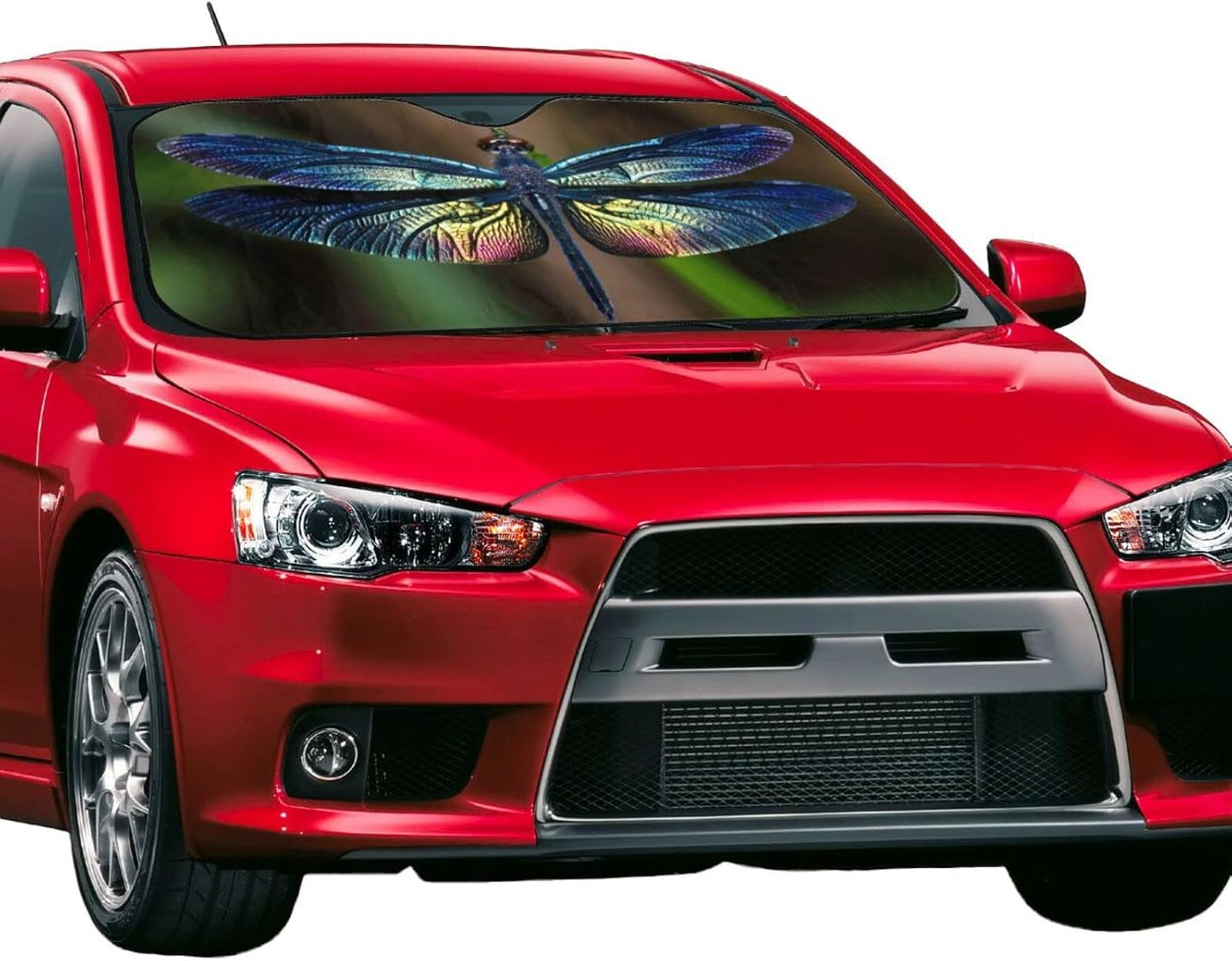 Dragonfly Car Windshield Sunshade Front Window Sun Visor Protector Foldable Shield Cover for Truck SUV