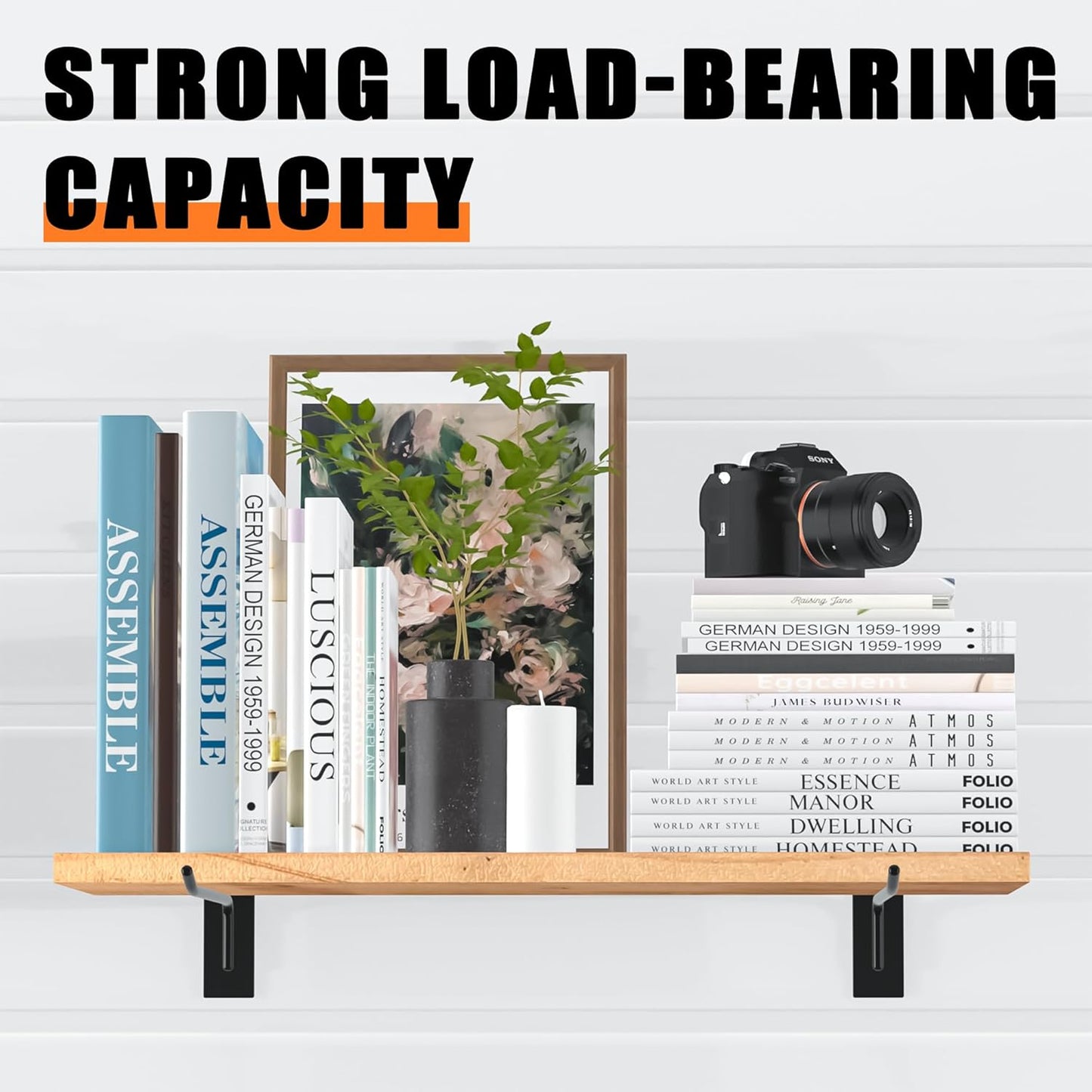 Heavy-Duty Slatwall Hooks (10 inch) - Black Metal Storage Solution - 25 Pack for Garage, Workshop, & Retail Displays