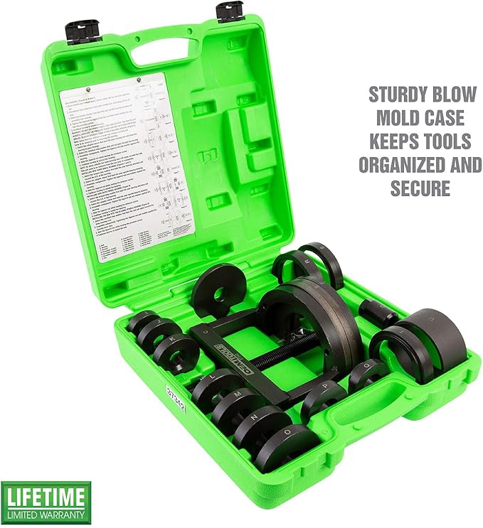 OEMTOOLS 37342 Master Wheel Bearing Removal Tool, Wheel Bearing Installer Kit Fits Most Vehicles, Self-Centering Design, Front, Rear, and All-Wheel Drive