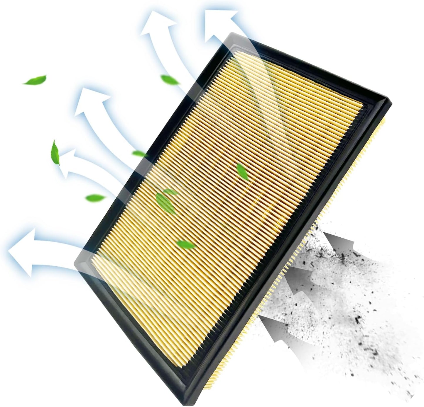 Engine Air Filter NA0V02 Fits for 2013-2018 Avalon Hybrid, 2012-2017 Camry Hybrid, 2013-2018 RAV4, 13-18 ES300H, 10-12 HS250H, 07-17 LS460, 08-16 LS600H, 17801-0V020, 17801-38010, CA10677