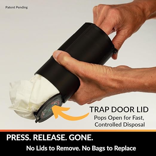 Cup Holder Trash Can for Car ??Patent-Pending Trash Compaction - Up to 10x More Trash to Save You Time - Portable Trash Can for Car, Stroller, Backpacks, and Beyond, Mint