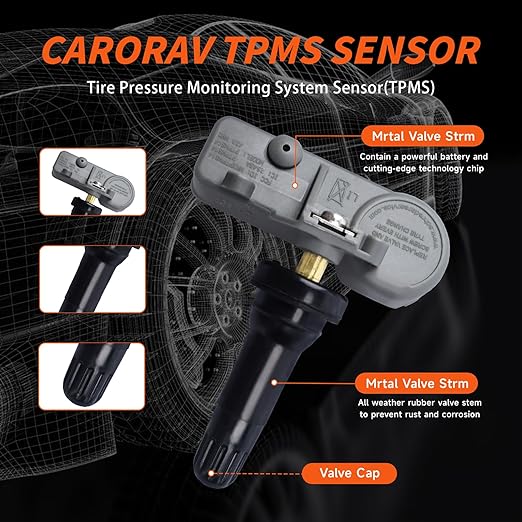 Set of 1 TPMS Tire Pressure Sensor 433MHZ Compatible with Transit Mustang Taurus Conqueror Escape Fuxing F-150 Felix Lincoln Navigator MKT MKX MKZ MS Mark LT OE# BB5Z1A189A