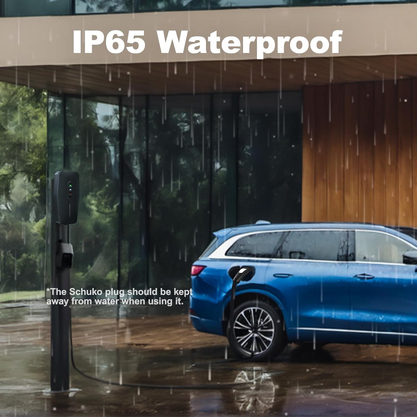 Level 2 EV Charger for Tesla 32Amp, 7KW Electric Vehicle Portable Charger with 20FT Cable, Home EV Charging Station for Tesla, 240V NEMA 14-50 Plug