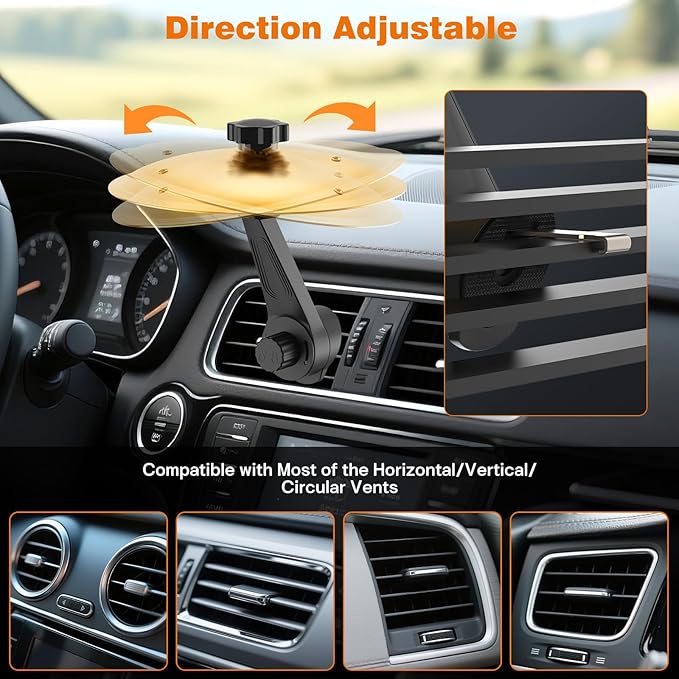 Car Cymbal Air Vent, Mini Drum Crash Cymbal Set with Mini Drum Stick, Funny Musical Instruments Gadget for Drummer Music Lovers Gift, Compact Durable Car Accessory for Most Vehicles(Gold)