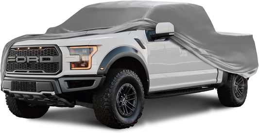 Car Covers Weatherproof Max Truck Cover & Warranty Compatible with Ford 2021 F-150 SuperCab, 5.5– Outdoor Cover, Prevents Theft with Cable Lock