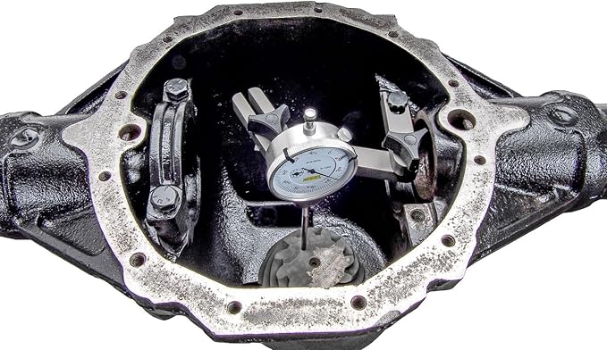 JEGS Ring & Pinion Setup Tool Kit | Made in USA | Hard Anodized Aluminum Components | Includes Dial Indicator, Laminated Instructions, Storage Case, and 3 Indicator Extensions