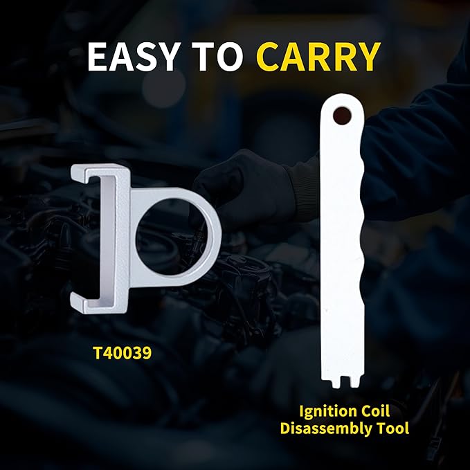 Spark Plug Ignition Coil Removal Puller Kit Compatible with Audi VW 1.2 1.4 1.6 1.8 2.0 2.3 3.0 3.2 Engine, OEM Replace T10530 T10094A T10166 T40039 T10095A