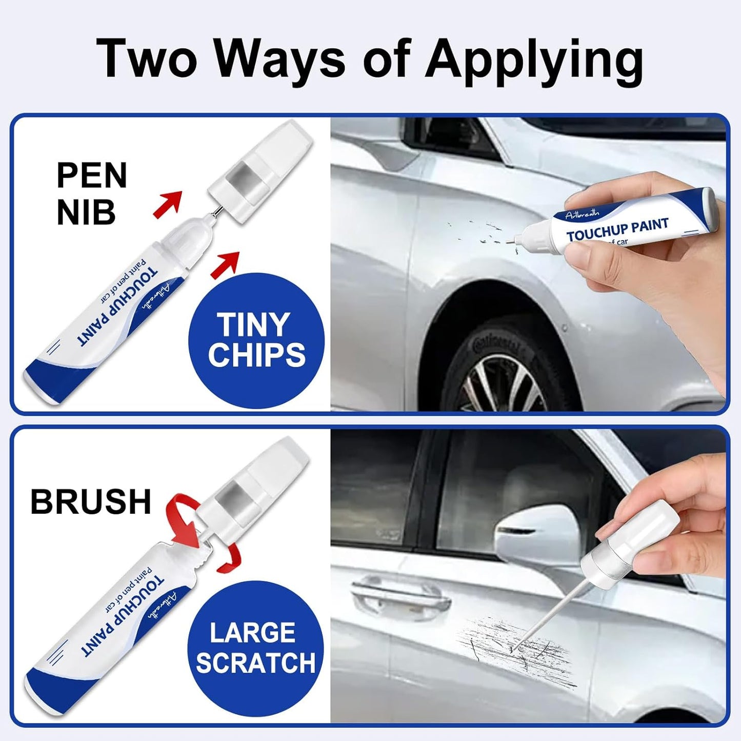 Antimatter Blue Metallic(HX) Touch Up Paint for Ford -Exact Match–Chips and Nicks Car Paint Scratch Repair Kit Automotive Paint Pen for F-150/Mustang/Transit/Explorer/Ranger/Escape/Edge