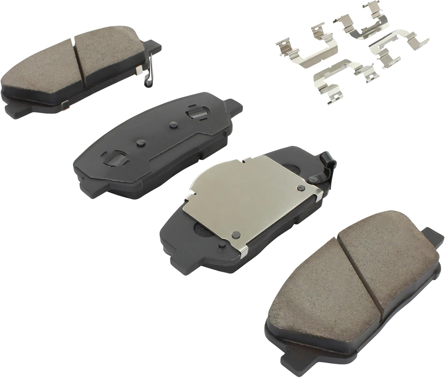 Premium Ceramic Front Brake Pads (1001-1413C) Compatible with Hyundai Genesis Coupe 2010-2016, Kia Optima 2011-2015