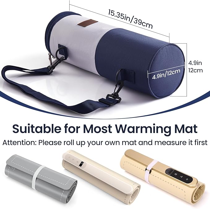 Warming Mat For Food Case, Heating Mat Storage Bag With Dustproof Oxford, Insulation Layer For Parties, Buffet, Travel,Indoor Universal Use