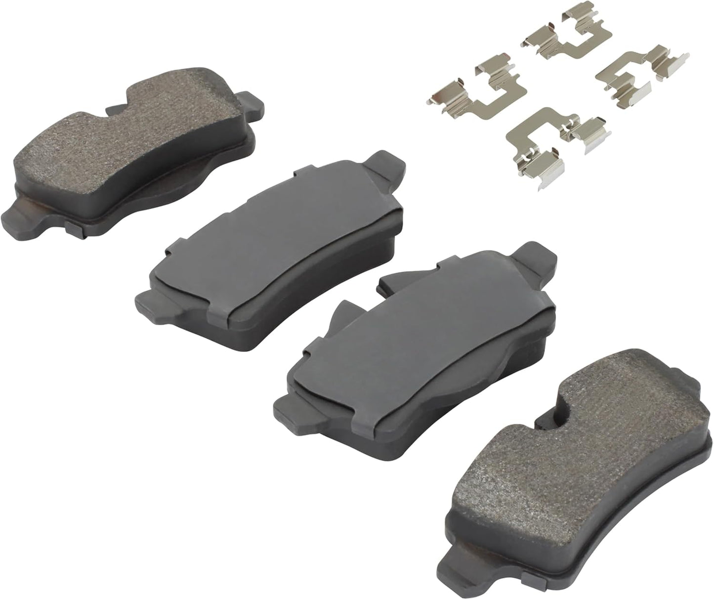 Premium Semi-Metallic Rear Brake Pads (1001-1309M) Compatible with Mini Cooper 2007-2016
