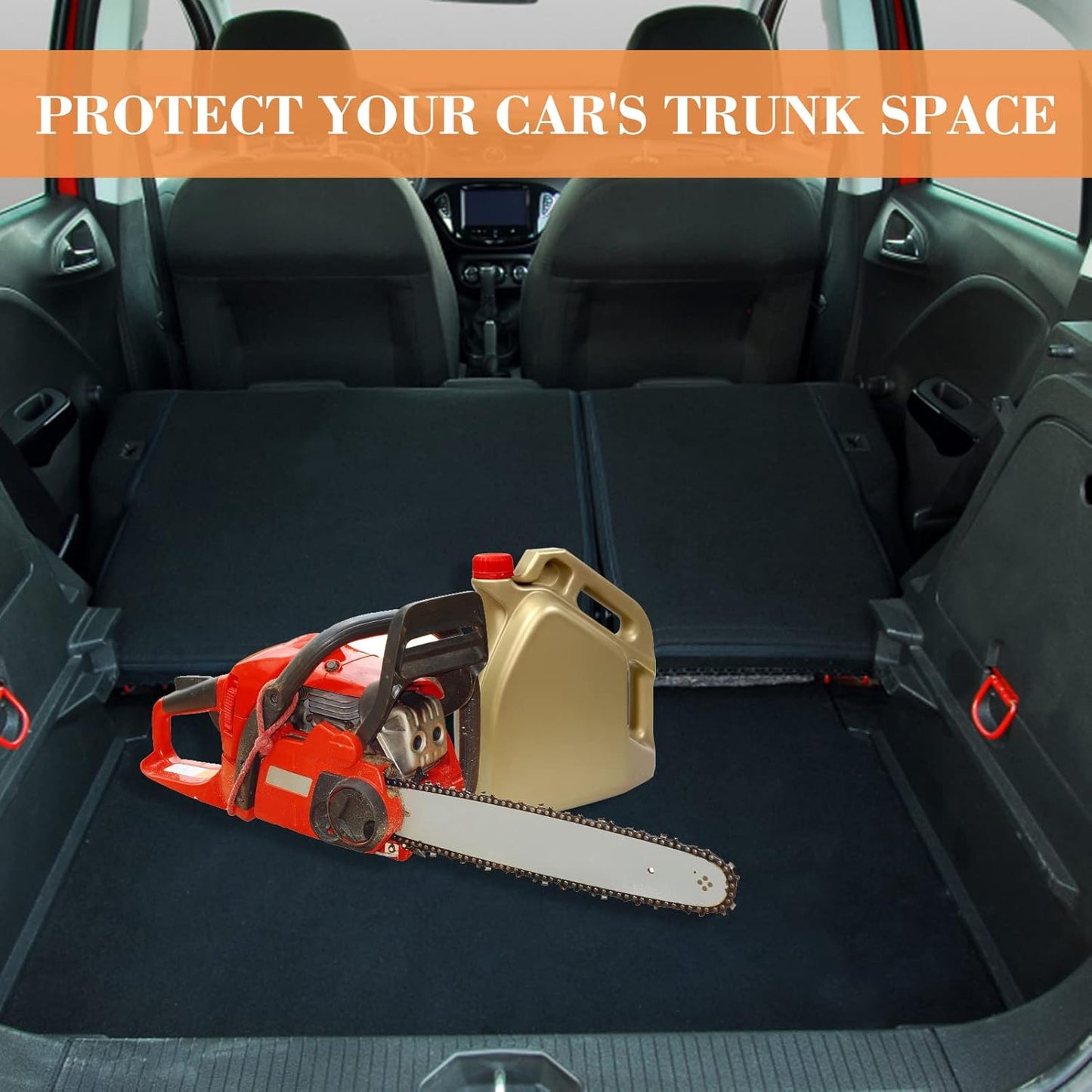 Extra Large 6.6 x 16.4ft Garage Floor Mat- Absorbent/Waterproof Oil Maintenance Mat to Protect Garage Floor Surface- Reusable Oil Spill Mat for Under Car Garage Shop Parking Floor Driveway (Black)