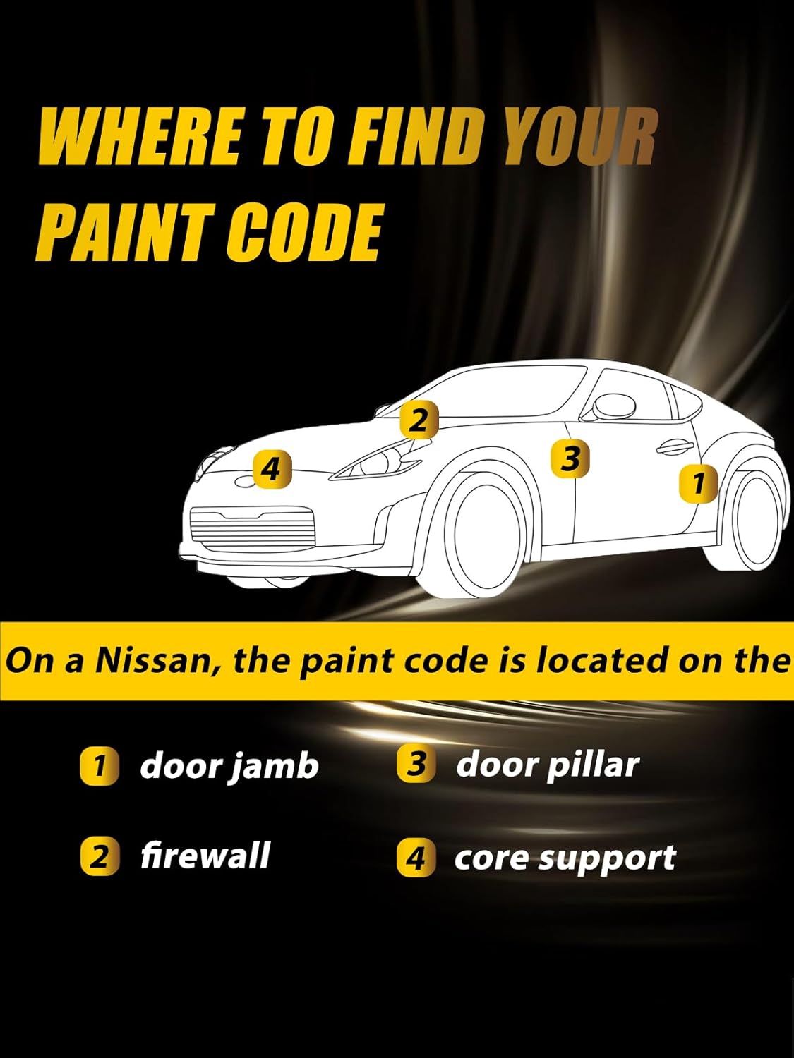 Boulder Gray(KBY) Touch Up Paint Compatible with Nissan, Exact Match Car Paint Pen Automotive Scratch Repair Remover Kit Quick & Easy Solution for Vehile Chips and Nicks