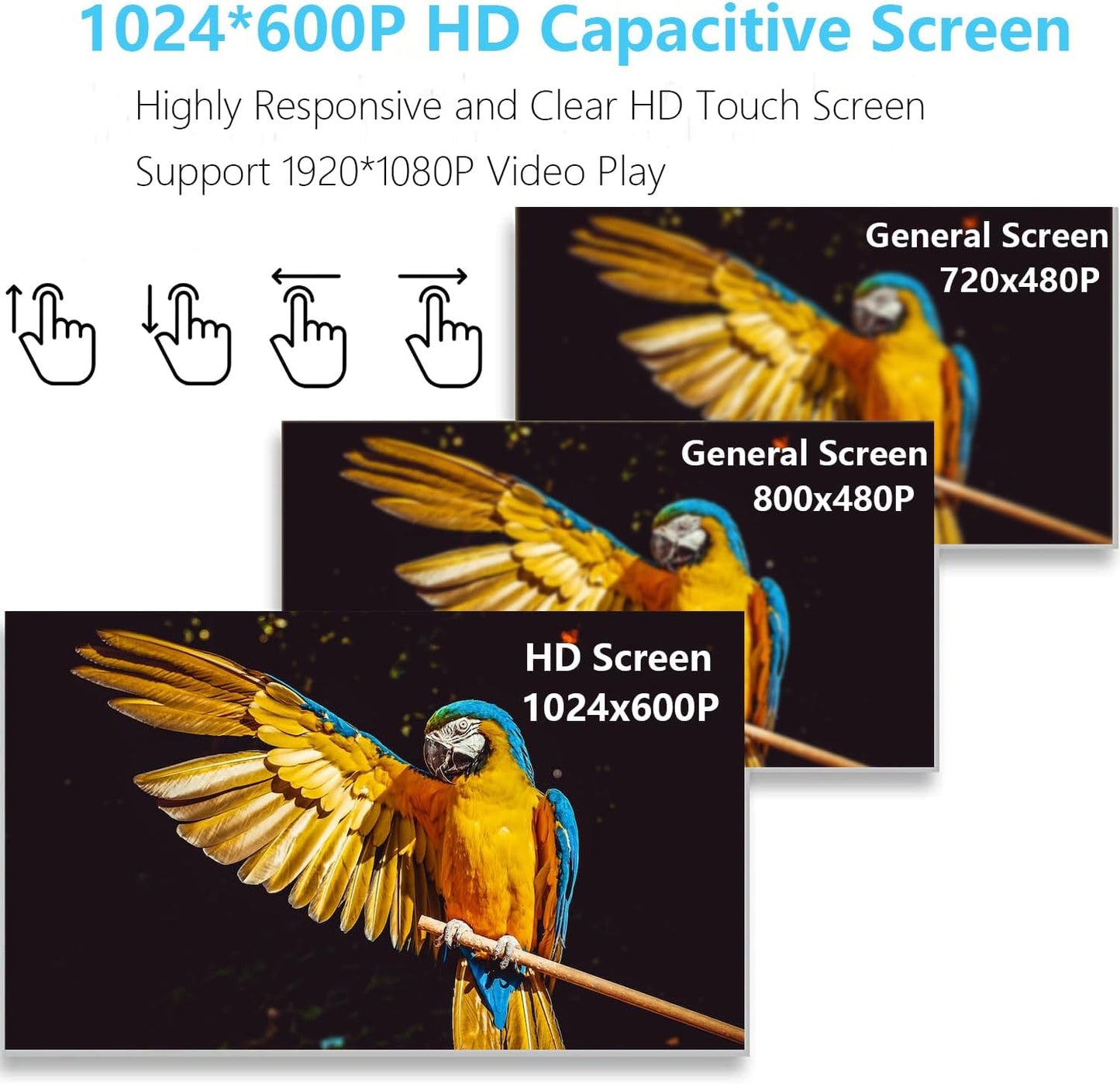 Naifay Car Stereo Double Din Radio with Bluetooth, Car Radio Touchscreen 7 Inch MP5 Player Car Stereo with Backup Camera Bluetooth, Mirror Link, FM/SWC/USB/SD/AUX, Car Audio Receivers with Subwoofer