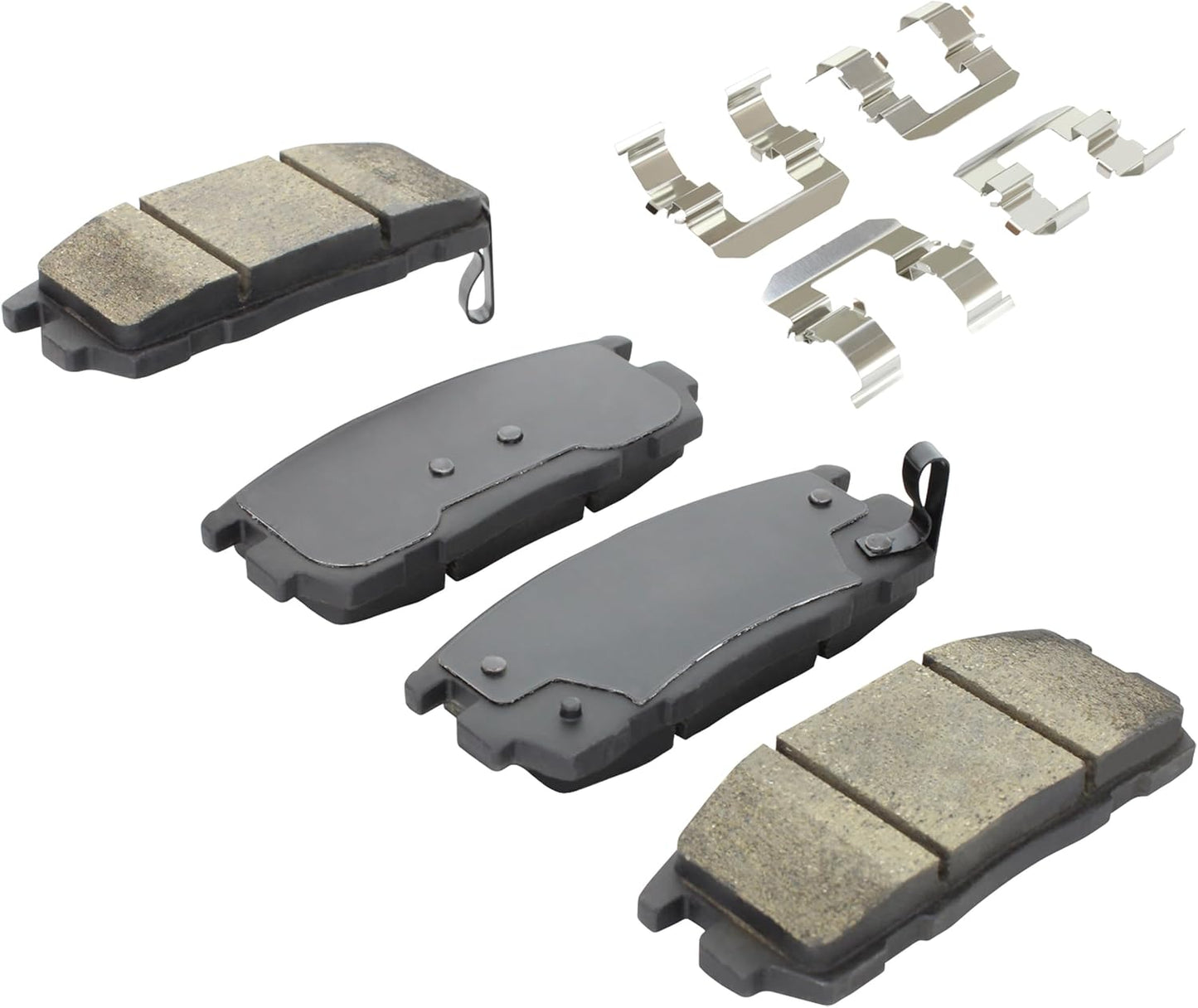 Premium Semi-Metallic Rear Brake Pads (1001-1275M) Compatible with 2007-2017 Chevrolet/GMC/Pontiac/Saturn/Suzuki (Captiva Sport/Equinox/Terrain/Torrent/Vue/XL-7)