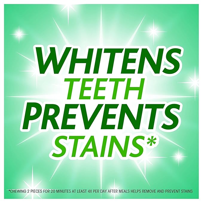 Trident White Spearmint Sugar-Free Chewing Gum, 6 Bottles of 60 Pieces (360 Total Pieces)