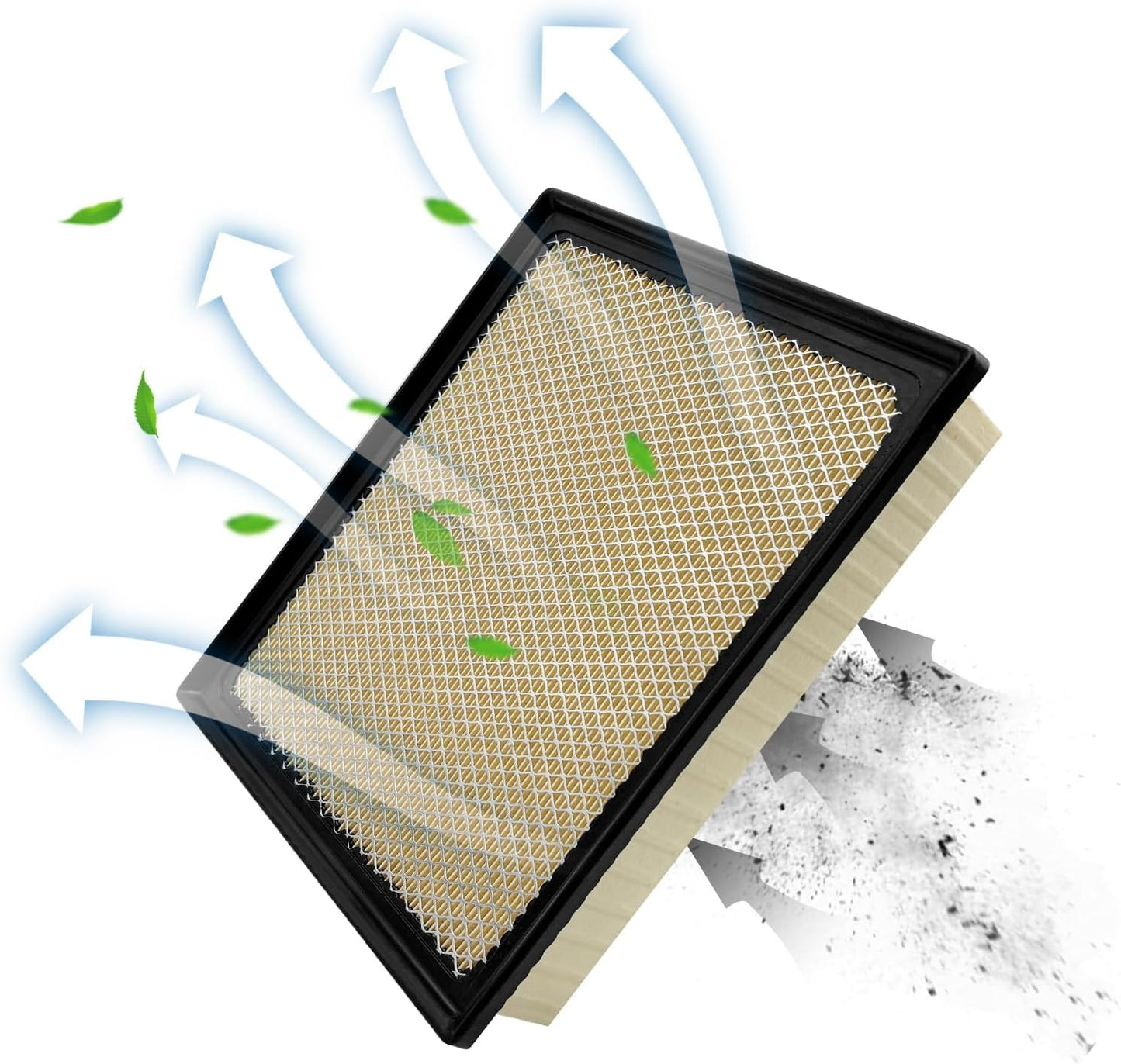 Engine Air Filter JMP050 Fits for 2013-18 Avalon,2014-17 Camry,2014-19 Highlander Gas,2011-20 Sienna,2013-18 ES350,2018-21 NX300,2010-22 RX350,2011-21 Grand Cherokee 2011-25 Durango,17801-0P050