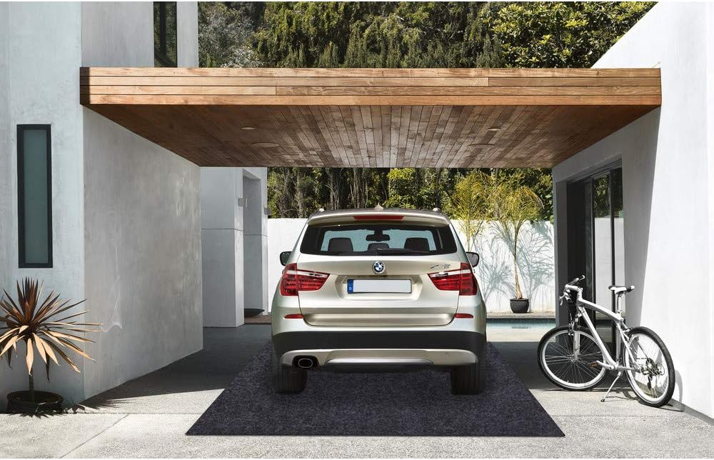 Garage Floor Mat,Absorbent Fabric,Anti-slip and Waterproof Backing,Washable,Garage and Shop Parking Mats(21Feet x 7.6 Feet)