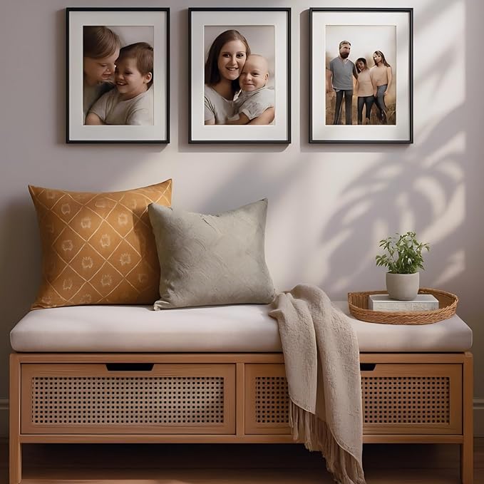 18x24 Picture Frames 1 Pack Hatter-Resistant Glass Display Photo Frame, to Wall Home Decor Black