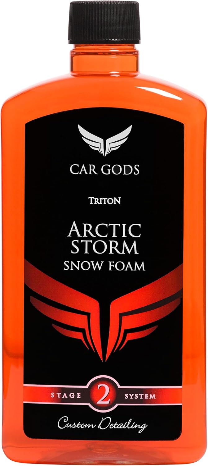 Car Gods Arctic Storm Super Thick Snow Foam Shampoo Orange Scent, 17 Fl Oz