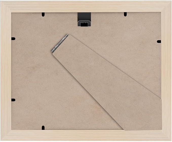 Americanflat 11x14 Diploma Frame with Shatter-Resistant Glass - Use as 8.5x11 Frame with Mat or Display 11x14 Documents Without Mat - Legacy Collection - Certificate Frames for Wall - Light Wood