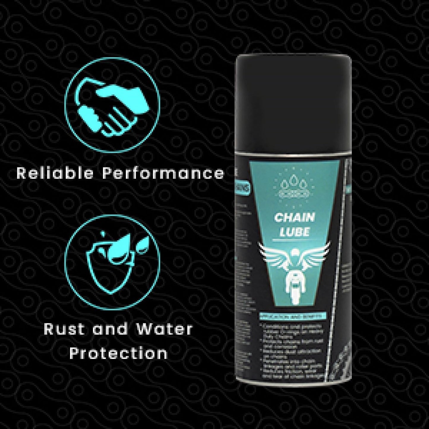 Grand Pitstop All-Weather Motorcycle Chain Lube - Premium Motorbike Chain Lubricant Spray - Formulated for All Weather Conditions for All Bikes (500 ml)