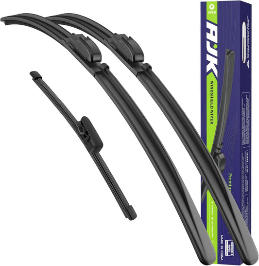 AJK Wiper Blades for Hyundai Veloster 2012 2013 2014 2015 2016 2017, 2 Piece All Weather OEM Quality Automotive Replacement Windshield Wiper Blades for My Car