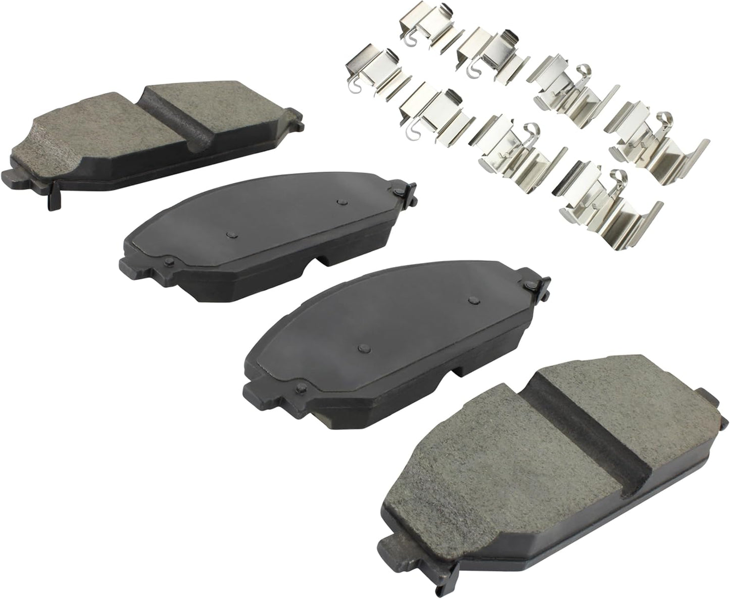 Premium Ceramic Front Brake Pads (1001-2179C) Compatible with Jeep Grand Wagoneer 2024-2022, Grand Wagoneer L 2024-2023, Wagoneer 2024-2022, Wagoneer L 2024-2023, Ram 1500 2025-2019