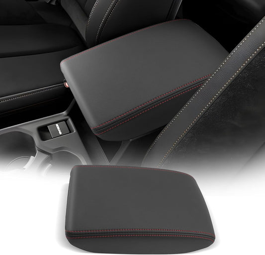 CDEFG for Subaru Forester 2025 Center Console Cover Armrest Box Cover for Forester (Premium, Sport, Limited, Touring Trims) 2025 Accessories Console Arm Rest Protector Red Line